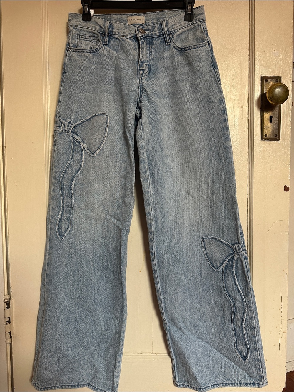 Pacsun bow jeans